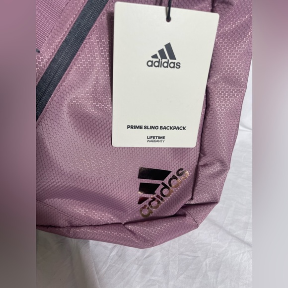 New Adidas Orchid‎ Purple Prime Slingback Backpack - Picture 2 of 6